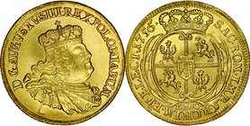 August III 1733-1763, Dukat 1756, Drezno.