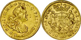August III 1733-1763, 1/4 dukata 1743, Drezno.