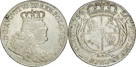 August III 1733-1763, Talar 1754, Lipsk.