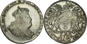 August III 1733-1763, 30 groszy 1762, Gdańsk.
