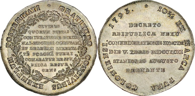 Stanisław August Poniatowski 1764-1795, Talar targowicki 1793, Warszawa.
 Kop. ...
