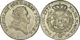 Stanisław August Poniatowski 1764-1795, Dwuzłotówka 1778, Warszawa.