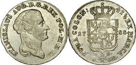 Stanisław August Poniatowski 1764-1795, Dwuzłotówka 1788, Warszawa.