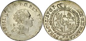 Stanisław August Poniatowski 1764-1795, Złotówka 1767, Warszawa.