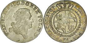 Stanisław August Poniatowski 1764-1795, Złotówka 1767, Warszawa.