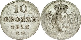 Księstwo Warszawskie, 10 groszy 1813, Warszawa.