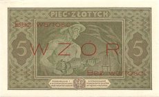 5 złotych 25.10.1926, seria A. 0245678, WZÓR.