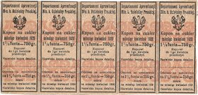 Karta żywnościowa, Departament Aprowizacji Ministerstwa byłej Dzielnicy Pruskiej, kwiecień 1920.