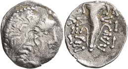 CELTIC, Cappadocia. Galatians. Mid 2nd to early 1st century BC. Hemidrachm (Silver, 17 mm, 1.89 g, 12 h), imitating one of the later Seleukid kings (D...