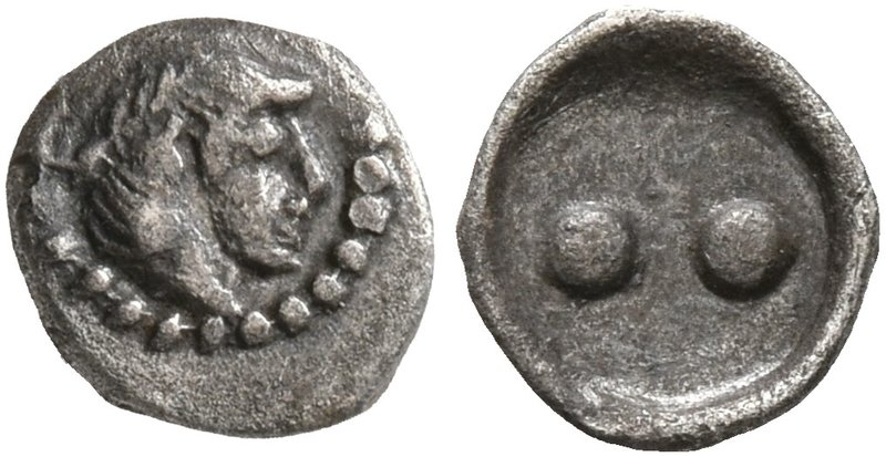 SICILY. Syracuse. Deinomenid Tyranny, 485-466 BC. Hexas - Dionkion (Silver, 6 mm...