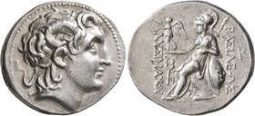 KINGS OF THRACE. Lysimachos, 305-281 BC. Tetradrachm (Silver, 32 mm, 17.22 g, 1 h), Amphipolis, circa 288/7-282/1. Diademed head of Alexander the Grea...