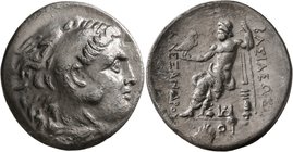 KINGS OF MACEDON. Alexander III ‘the Great’, 336-323 BC. Tetradrachm (Silver, 30 mm, 16.39 g, 12 h), Odessos, circa 225-200. Head of Herakles to right...