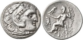 KINGS OF MACEDON. Alexander III ‘the Great’, 336-323 BC. Drachm (Silver, 18 mm, 4.28 g, 11 h), Kolophon, struck under Lysimachos, circa 301/0-300/299....