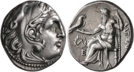 KINGS OF MACEDON. Alexander III ‘the Great’, 336-323 BC. Drachm (Silver, 17 mm, 4.22 g, 12 h), Magnesia ad Maeandrum, struck under Antigonos I Monopht...