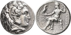 KINGS OF MACEDON. Alexander III ‘the Great’, 336-323 BC. Tetradrachm (Silver, 26 mm, 16.62 g, 11 h), Babylon I, struck under Seleukos I, circa 311-300...