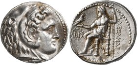 KINGS OF MACEDON. Alexander III ‘the Great’, 336-323 BC. Tetradrachm (Silver, 26 mm, 17.12 g, 2 h), Babylon I, struck under Seleukos I, circa 311-300....