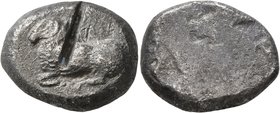 CYPRUS. Salamis. Euelthon (or successors), circa 530/15-500/478 BC. Stater (Silver, 20 mm, 10.12 g). Ram recumbent to left. Rev. Blank. Asyut 800–2. Z...