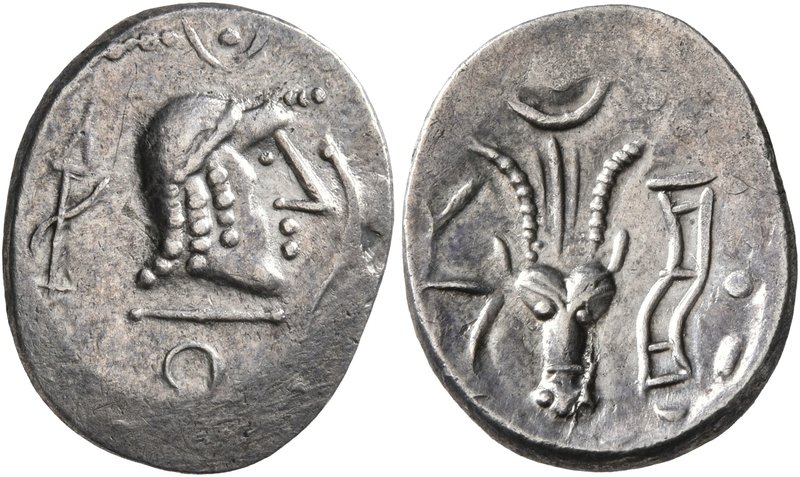 ARABIA, Southern. Saba'. Circa 2nd-3rd centuries AD. 'Denarius' (Silver, 17 mm, ...