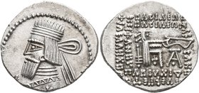 KINGS OF PARTHIA. Artabanos III, circa 10-38. Drachm (Silver, 21 mm, 3.66 g, 12 h), Ekbatana. Diademed and draped bust of Artabanos III (IV) to left. ...