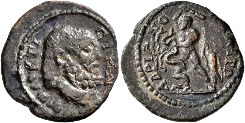 THRACE. Hadrianopolis. Pseudo-autonomous issue. AE (Bronze, 19 mm, 2.88 g, 7 h),...