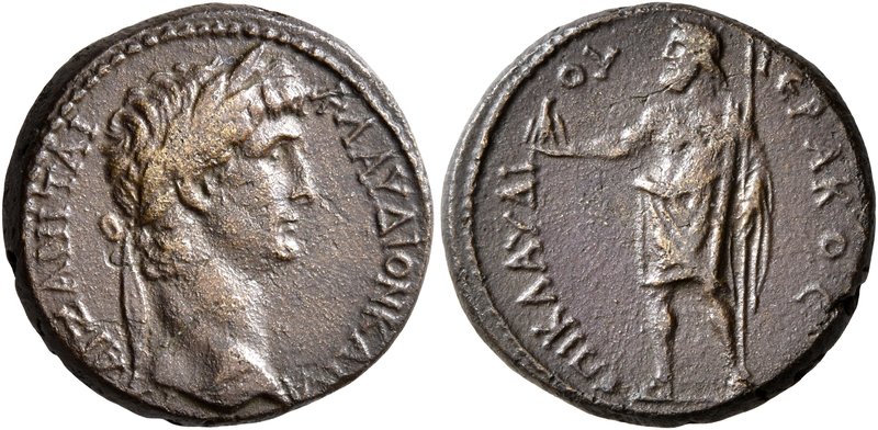 PHRYGIA. Aezanis. Claudius, 41-54. Assarion (Orichalcum, 19 mm, 4.35 g, 12 h), K...