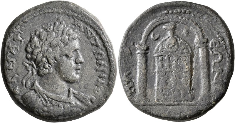 PISIDIA. Pogla. Caracalla, 198-217. Diassarion (Orichalcum, 20 mm, 11.87 g, 12 h...