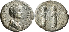 CILICIA. Selinus-Traianopolis. Julia Domna, Augusta, 193-217. Diassarion (Bronze, 23 mm, 7.30 g, 6 h). IOYΛIA ΔOMNA AY Draped bust of Julia Domna to r...