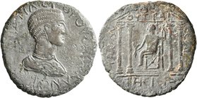 CILICIA. Selinus-Traianopolis. Herennia Etruscilla, Augusta, 249-251. AE (Bronze, 27 mm, 9.40 g, 12 h). ЄΡЄΝΝΙΑΝ ΑΙϹΘΡΟΥϹΚΙΛΛΑΝ (sic!) ϹЄΒ Draped bust...