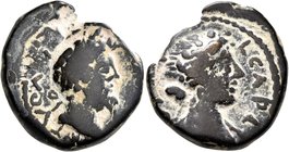 JUDAEA. Aelia Capitolina (Jerusalem). Commodus, 177-192. AE (Bronze, 22 mm, 9.54 g, 12 h). IM COM ANT AVG AV Laureate head of Commodus to right. Rev. ...