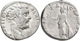 Clodius Albinus, as Caesar, 193-195. Denarius (Silver, 17 mm, 3.24 g, 12 h), Rome. D CLOD SEPT ALBIN CAES Bare head of Clodius Albinus to right. Rev. ...