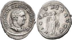 Balbinus, 238. Denarius (Silver, 21 mm, 3.00 g, 7 h), Rome, circa April-June 238. IMP C D CAEL BALBINVS AVG Laureate, draped and cuirassed bust of Bal...