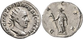 Trajan Decius, 249-251. Antoninianus (Silver, 21 mm, 3.35 g, 1 h), Rome, 251. IMP C M Q TRAIANVS DECIVS AVG Radiate and cuirassed bust of Trajan Deciu...