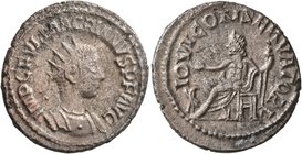 Macrianus, usurper, 260-261. Antoninianus (Billon, 22 mm, 3.69 g, 6 h), Samosata. IMP C FVL MACRIANVS P F AVG Radiate and cuirassed bust of Macrianus ...