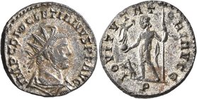 Diocletian, 284-305. Antoninianus (Silvered bronze, 22 mm, 3.85 g, 7 h), Lugdunum, 287-289. IMP C DIOCLETIANVS P F AVG Radiate, draped and cuirassed b...