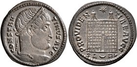 Constantine I, 307/310-337. Follis (Bronze, 20 mm, 2.82 g, 6 h), Arelate, 325-326. CONSTAN-TINVS AVG Laureate head of Constantine I to right. Rev. PRO...