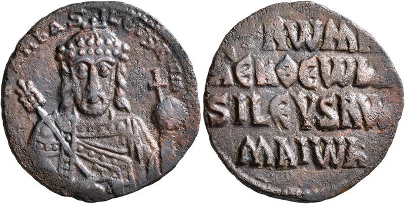 Constantine VII Porphyrogenitus, with Romanus I, 913-959. Follis (Bronze, 25 mm,...