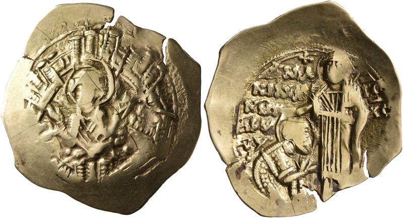 Andronicus II Palaeologus, 1282-1328. Hyperpyron (Electrum, 28 mm, 3.66 g, 6 h),...