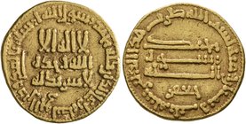 ISLAMIC, 'Abbasid Caliphate. temp. Al-Rashid, AH 170-193 / AD 786-809. Dinar (Gold, 18 mm, 4.21 g, 11 h), citing Ja'far ibn Yahya Barmaki, Misr, AH 18...