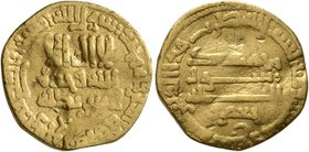 ISLAMIC, 'Abbasid Caliphate. temp. Al-Rashid, AH 170-193 / AD 786-809. Dinar (Gold, 18 mm, 3.75 g, 11 h), citing Ja'far ibn Yahya Barmaki, Misr, AH 18...