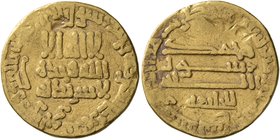 ISLAMIC, 'Abbasid Caliphate. temp. Al-Rashid, AH 170-193 / AD 786-809. Dinar (Gold, 18 mm, 4.17 g, 1 h), without mint name, AH 189 = AD 804/5. Bernard...