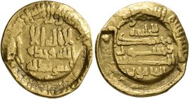 ISLAMIC, 'Abbasid Caliphate. Al-Ma'mun, AH 199-218 / AD 813-833. Dinar (Gold, 18 mm, 3.91 g, 7 h), citing the caliph al-Ma'mun, without mint name, AH ...