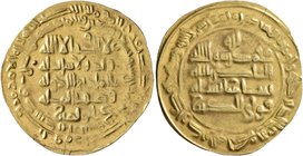 ISLAMIC, Persia (Pre-Seljuq). Buwayhids (Buyids). Baha' al-Dawla Abu Nasr Firuz Kharshah, AH 379-403 / AD 989-1012. Dinar (Gold, 26 mm, 3.55 g, 5 h), ...