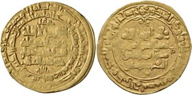 ISLAMIC, Persia (Pre-Seljuq). Ghaznavids. Yamin al-Dawla Abu'l-Qasim Mahmud, AH 388-421 / AD 998-1030. Heavy Dinar (Gold, 26 mm, 5.28 g, 2 h), Nishapu...