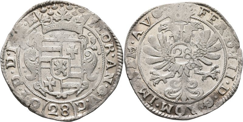 GERMANY. Oldenburg. Anton Günther, 1603-1667. Gulden of 28 Stubers (Silver, 40 m...