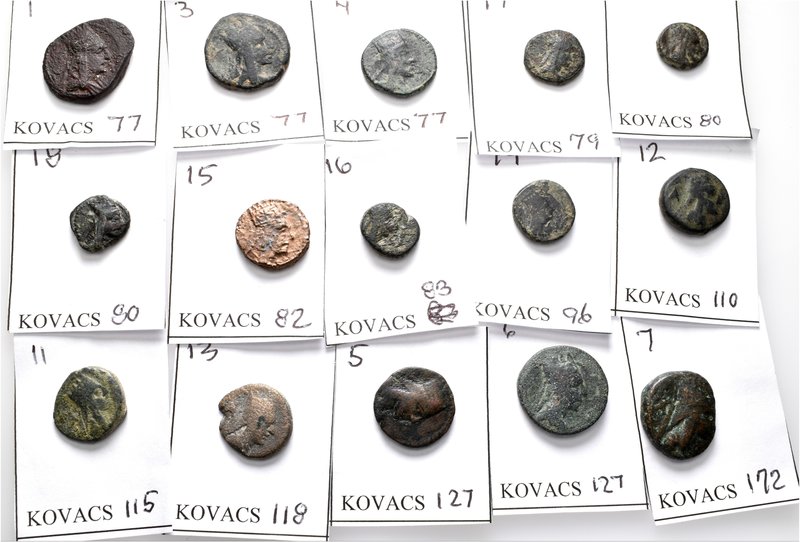 A lot containing 15 bronze coins. All: Armenian. LOT SOLD AS IS, NO RETURNS. 15 ...