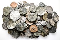 A lot containing 43 silver and 73 bronze coins. Includes: Greek, Roman Provincial, Roman Imperial, Byzantine, Islamic and early Medieval. LOT SOLD AS ...