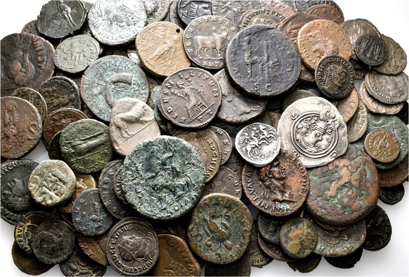 A lot containing 10 silver and 151 bronze coins. Includes: Greek, Roman Provinci...