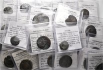 A lot containing 29 bronze coins. All: Roman Provincial (Decapolis). Fine to very fine. LOT SOLD AS IS, NO RETURNS. 29 coins in lot.


From the col...