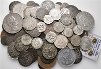 A lot containing 68 silver and 65 bronze coins. Includes: World. Mainly Switzerland and Italy. Fine to very fine. LOT SOLD AS IS, NO RETURNS. 133 coin...