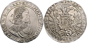 FERDINAND III
1 Thaler, 1656, KB, 28,69g, Dav. 3198

about UNC | about UNC , nedoražený | lightly weakly struck